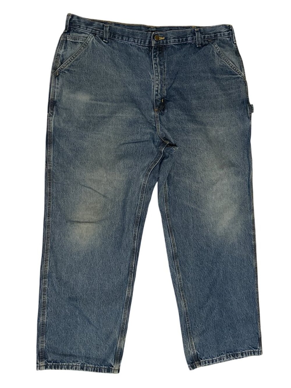 Carhartt Carpenter Jeans Cotton Original Dungaree Fit Y2K Pockets Size 42x30